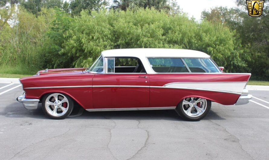 1957 Chevy Nomad: Stunning Interior and Exterior with High-Quality Body Package and Impressive Paint Finish