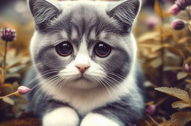 Captivating the Online World: The Adorable and Angelic Cat Who Looks Straight out of a Comic Book