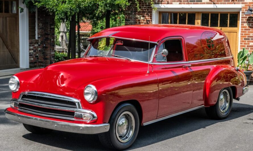 Discovering the Engine of Power: 350-Cylinder 1951 Chevrolet Styleline Delivery