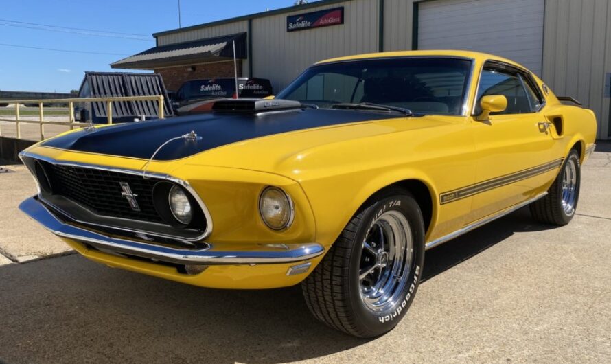 A Mach 1 Sportsroof Model Is Represented By This 1969 Ford Mustang