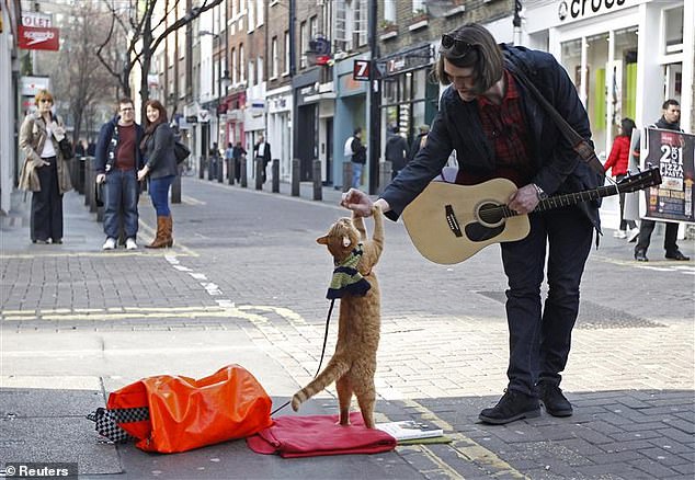 Never has a cat been so loved — not just by James — but by millions of people, worldwide, who know him as A Street Cat Named Bob