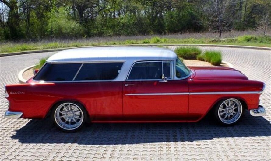 Revamped Glory: The Stunning Evolution of the 1955 Chevrolet Nomad Custom