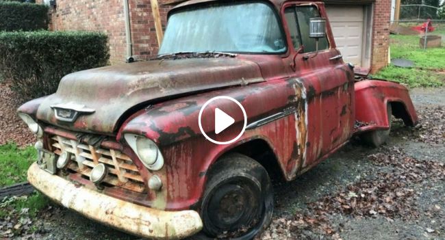 Restoring a 1955 Chevy Truck Using Period Tools: A Challenge at the History Channel