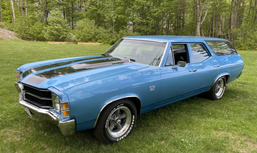 Bringing Back Memories: The Vintage 1971 Chevrolet Nomad Is Unveiled In Gorgeous Blue