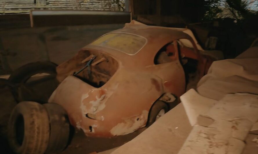 Abandoned Property Conceals a Massive Collection of Classic Cars, Including Rare Porsches