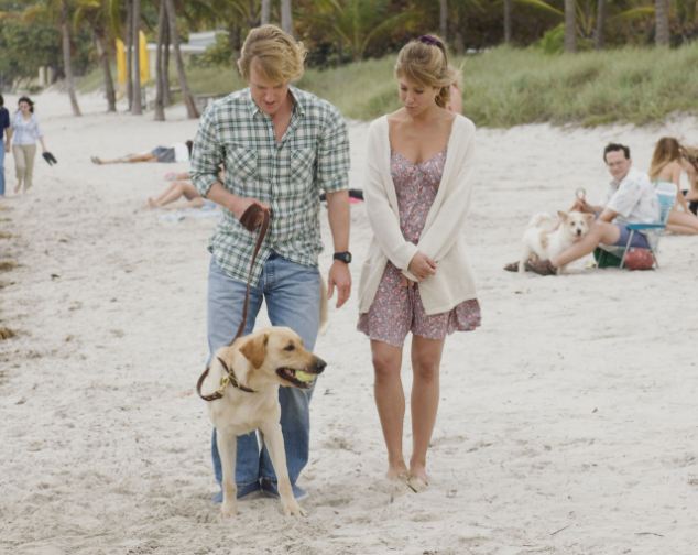 Literary agent Mary Pachnos, who brokered the deal for the story about a naughty Labrador who forms a special bond with his human family starring Owen Wilson and Jennifer Anniston, approached Mr Bowen on the street in Angel