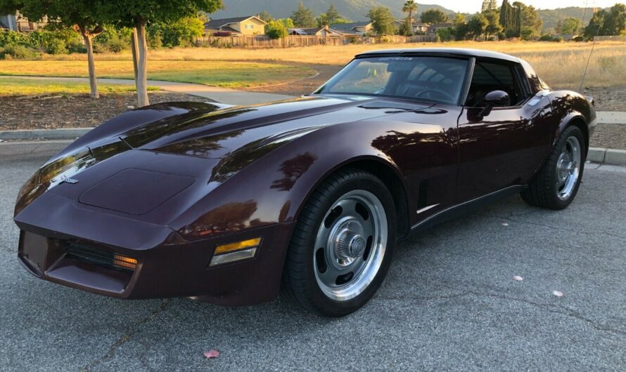 The Burgundy 1980 Chevy Corvette – A T-Top Garage Queen Since 1984