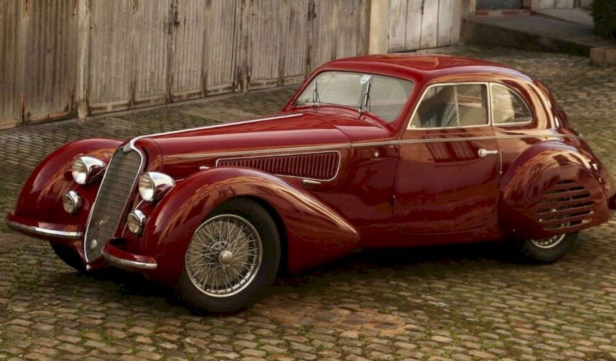 Vintage Perfection Embodied – Unveiling the Iconic Alfa Romeo 8C 2900B Touring Berlinetta