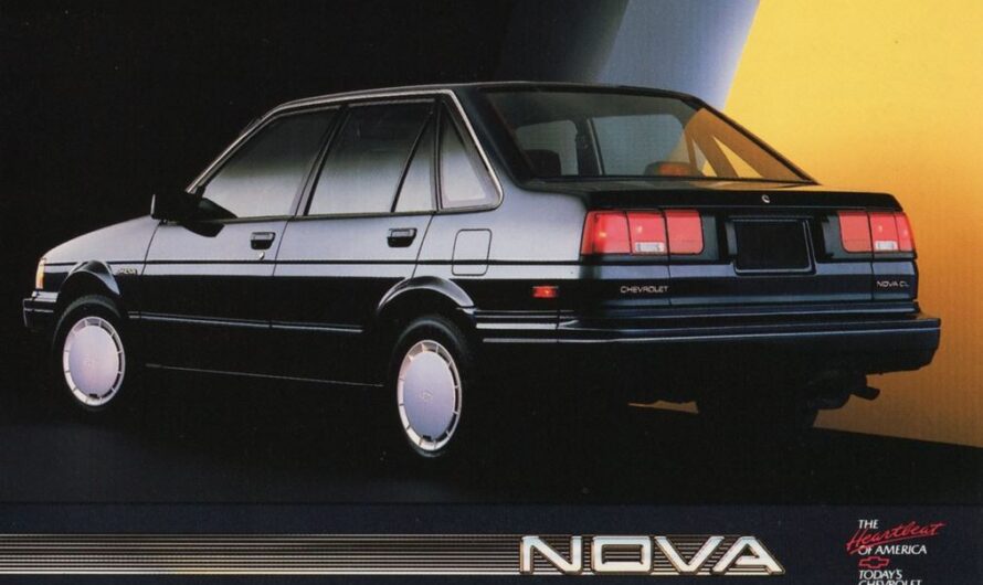 1987 Chevrolet Nova: Redefining a Classic Nameplate in Compact Car History