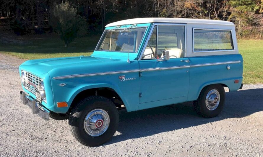 Sarah’s Inspiring Tribute Journey with a Restored 1977 Ford Bronco