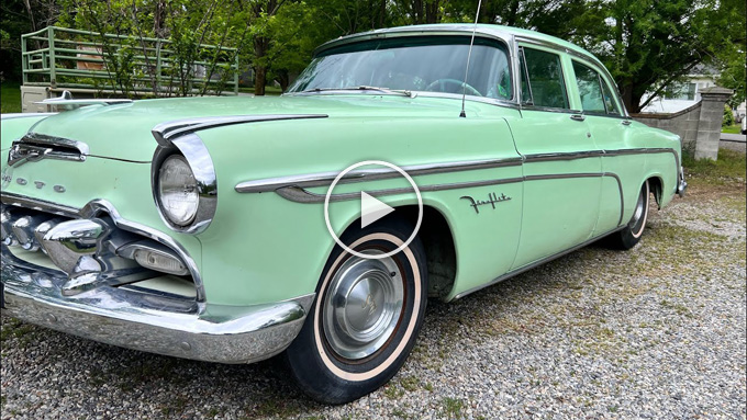 Impeccable 1955 DeSoto Fireflite Barn Find, Rare HEMI V8 Rediscovered!