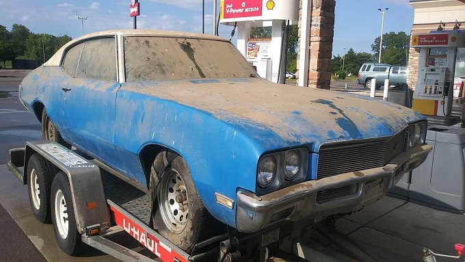 1971 Buick Skylark Emerges After Decades, Awaits Spectacular Restoration