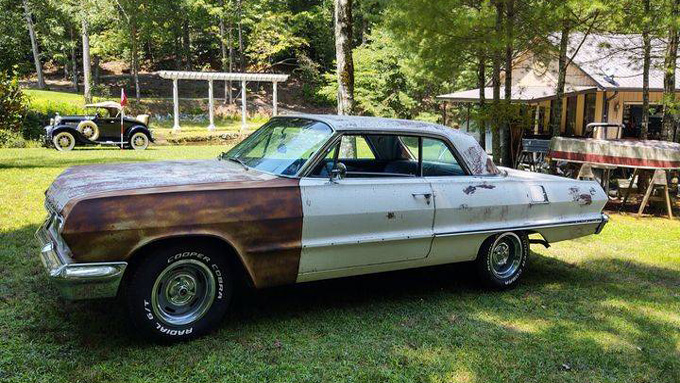 The Remarkable Return of a 1963 Chevrolet Impala with Low Miles and Roaring V8 Power!