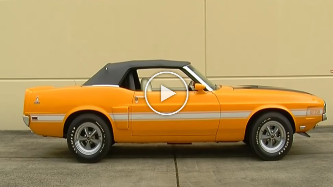 Cruising in Style with the 1970 Shelby Mustang GT 350 Convertible Muscle Masterpiece