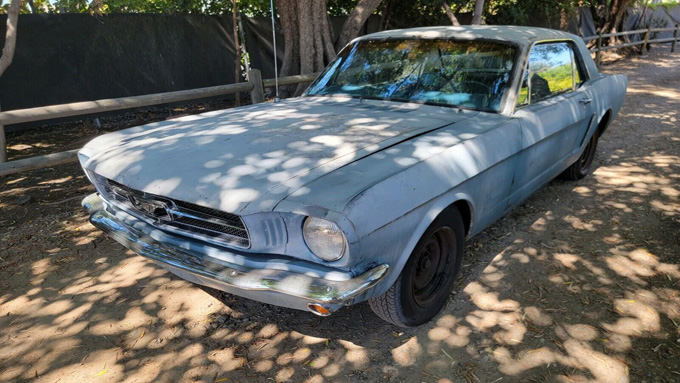 A 1965 Ford Mustang, Awakened After 25 Years, Roars Back to Life with Flair!