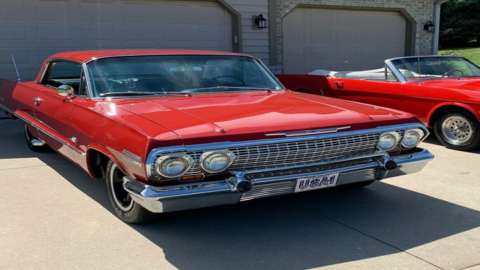 1963 Chevrolet Impala: A Rain-Defying Muscle Machine with 530 HP of Roaring Power!