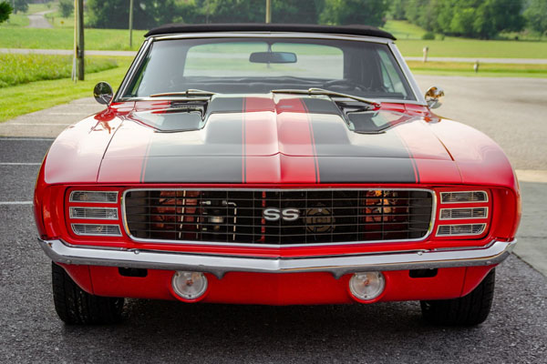 Rev Up for an Open-Air Adventure with the 1969 Chevy Camaro SS Restomod Featuring an LS1 Engine!