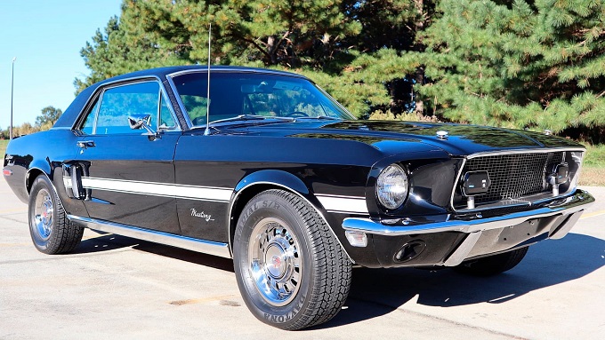 The Rare Raven Black 1968 Ford Mustang GT/CS – A Black Beauty Awaiting Its Next Enthusiastic Owner