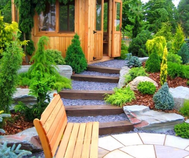 15 of The Very Attractıve Garden Landscapıng Steppıng Ideas