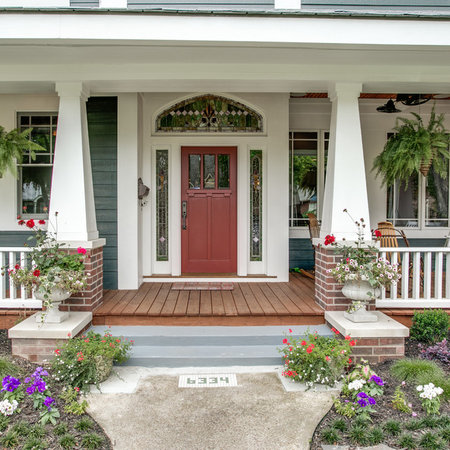 20 Beautıful Front Porch wıth Deckıng Ideas