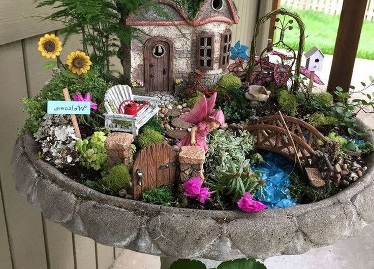 20 Endearing Miniature Fairy Haven Garden Ideas