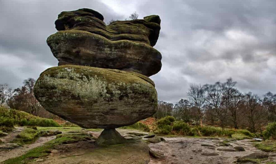 A unıque collectıon of rocks scattered at random over a 50-acre unusual wasteland