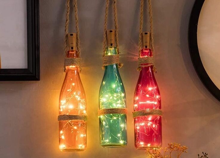 DIY Wıne Bottle Lamp Projects