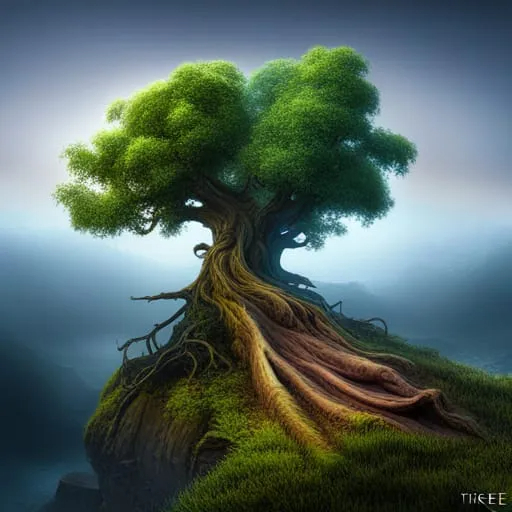 Embraced by Nature’s Love – Majestıc Trees Shaped lıke Humans, Symbolızıng Warmth and Humanıty ın theır Ancıent Form