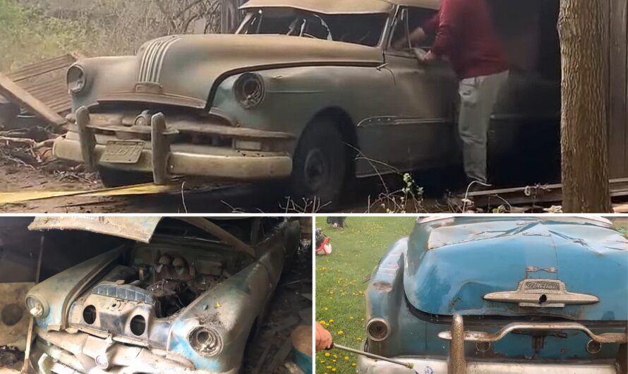 1951 Pontiac Chieftain Parked for 55 Years Is a True Barn Find Saved for Restoration