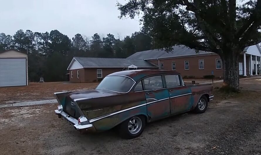 1957 Chevrolet 210 Was Left to Rot in a Junkyard, Takes First Drive in 50 Years