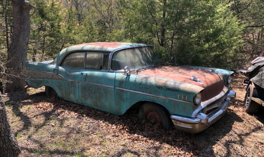 1957 Chevrolet Bel Air Was Left To Rot in the Woods, Needs a Lifeline