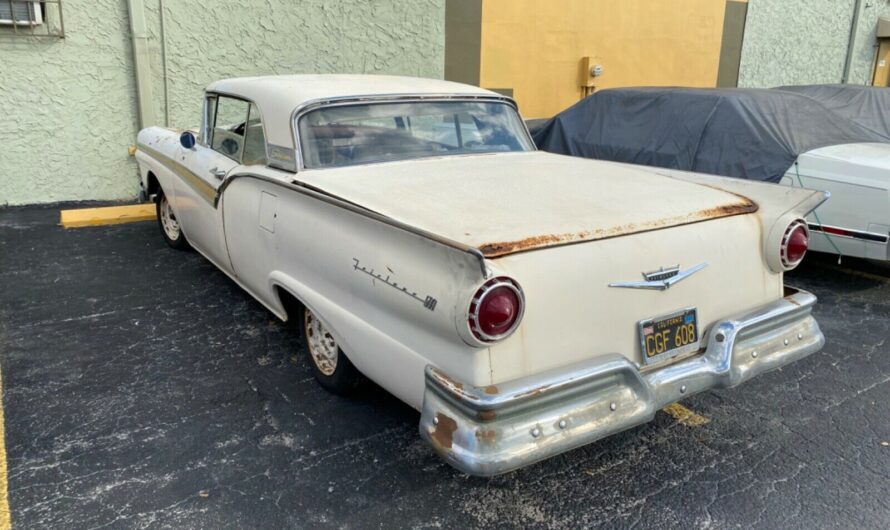 Uncovering an All-Original Time Capsule: 1957 Ford Fairlane 500 Skyliner Retractable Barn Find