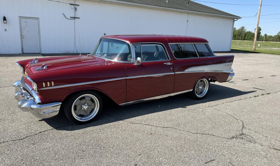 Timeless Marvel Unveiled: 350-Powered 1957 Chevrolet Bel Air Nomad