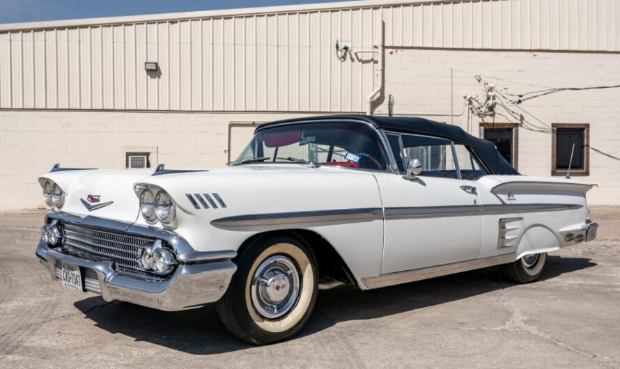 Unveiling The 1958 Chevrolet Impala Convertible Setted The Stage For A Remarkable Journey