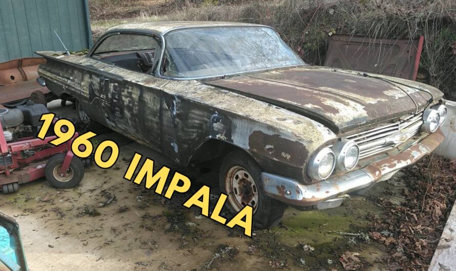 1960 Chevy Impala Rotting Away on Private Property Can’t Remember What a 348 Feels Like