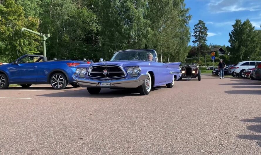 The 1960 Chrysler 300F Looks Stunning In Purple With Two Outstanding Features That Make It Super Rare