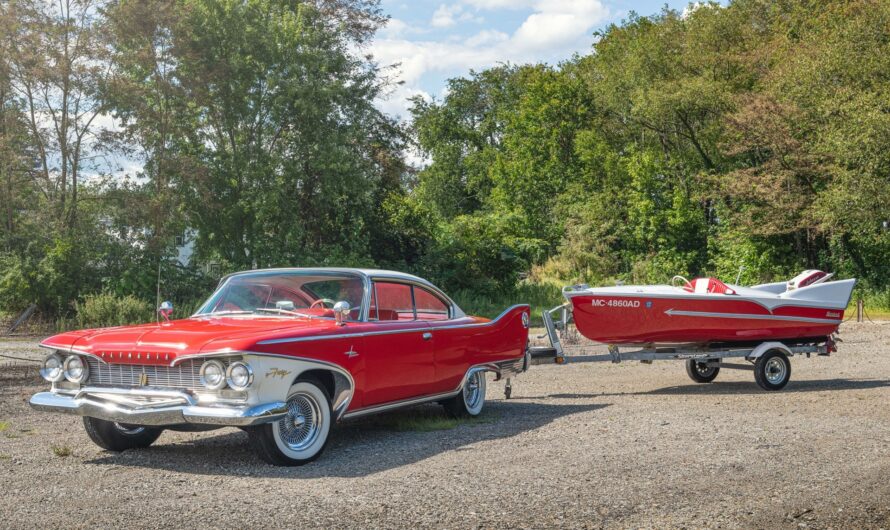 1960 Plymouth Fury With Matching 1957 Herter’s Boat Going Under the Hammer