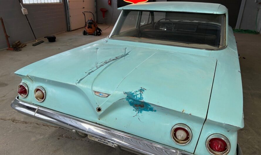 1961 Chevrolet Biscayne Acquired from a Farm Exhibits Distinctive Impala Vibes