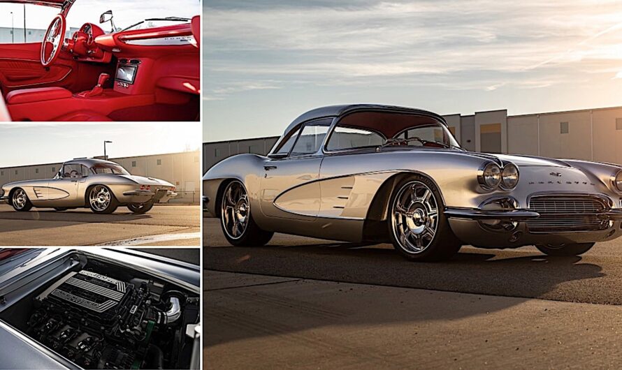 1961 Chevrolet Corvette Pumps Out 650 HP From LT4 Hidden Under Orion Silver Body