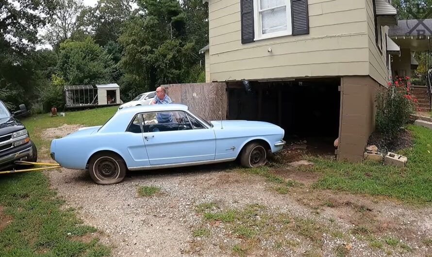 1966 Ford Mustang Spent 20 Years Under a House, Stuck Engine Agrees to Run