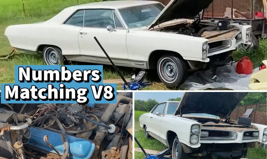 1966 Pontiac Grand Prix Kept in a Shed for 31 Years Has a Nice Surprise Under the Hood