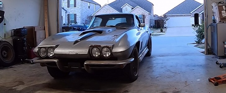 1967 Chevrolet Corvette Barn Find Rocks Mysterious V8 Engine, First Time Driving In 50 Years Is Lucky To Be Rescued