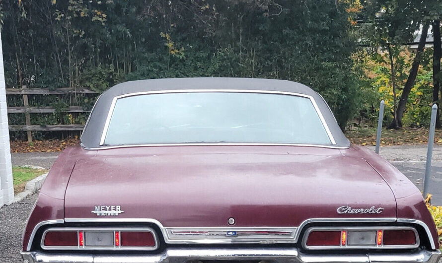 1967 Chevy Impala, Kept in Garage for 23 Years, Awaits a New Owner