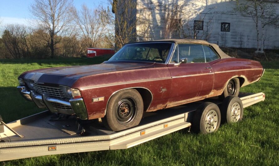 1968 Impala Convertible, Parked for Almost 50 Years, Resurfaces in Remarkable Condition