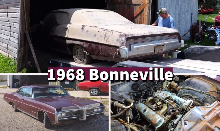 1968 Pontiac Bonneville Comes Out of the Barn After 48 Years, V8 Roars Back to Life