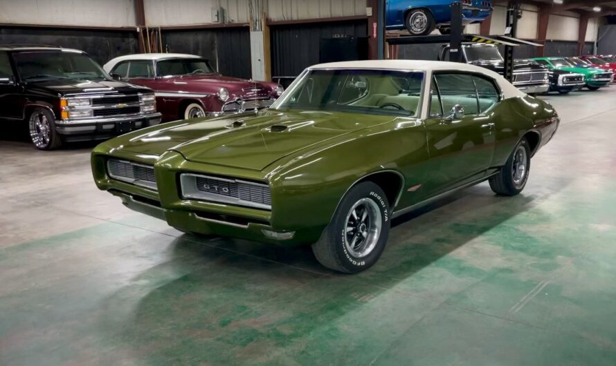 The 1968 Pontiac Gto Sports A 400Ci V8 Engine With An Interesting Two-Tone Look And Mileage That Is Sure To Impress You.