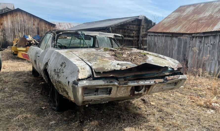 1968 Pontiac GTO Sitting on Blocks for Years Proves Rust Can’t Replace Meridian Turquoise