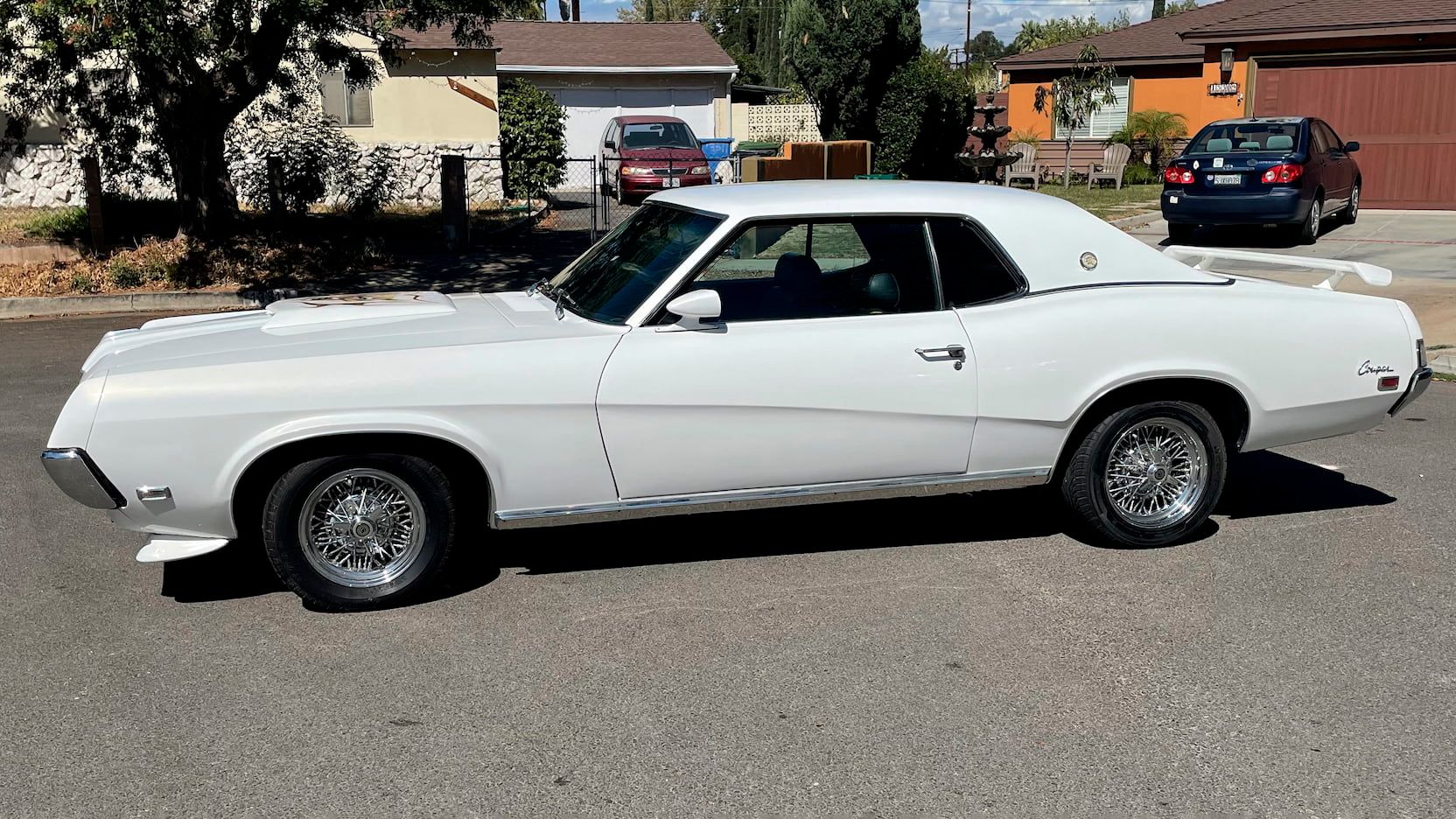 A parked 1969 Mercury Cougar XR-7