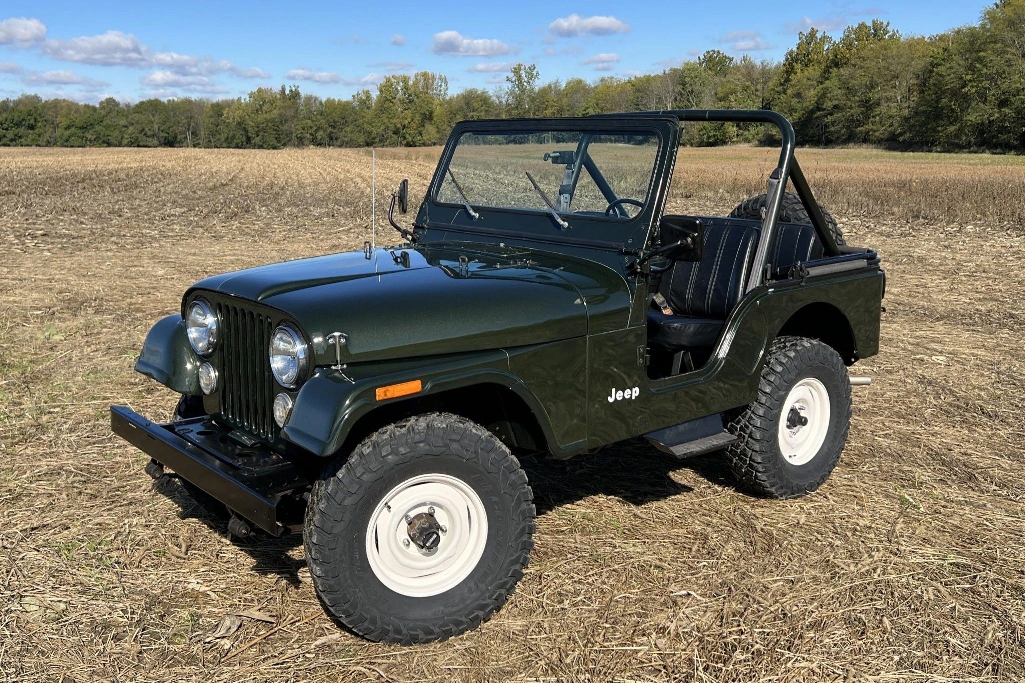 A parked 1983 Jeep CJ-5