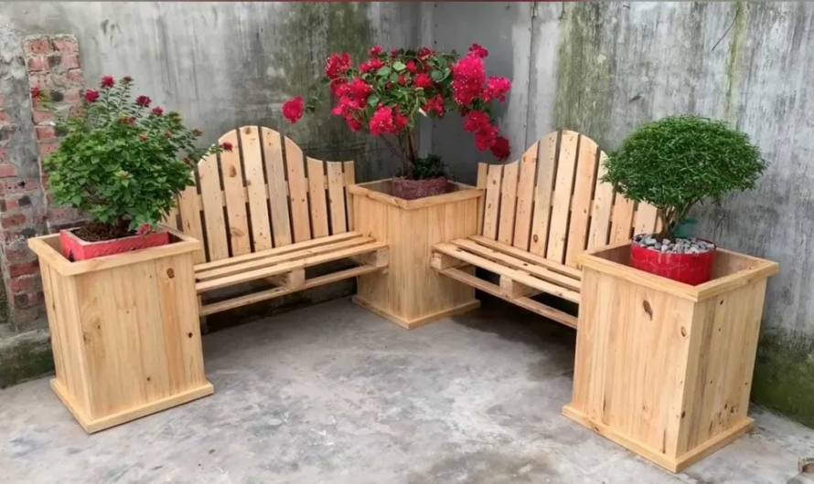 30 Awesome “Planter Bench” Ideas for Your Garden